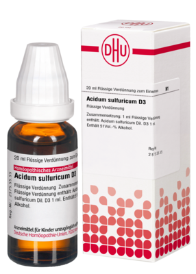 ACIDUM SULFURICUM D 3 Dilution