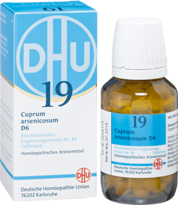 BIOCHEMIE DHU 19 Cuprum arsenicosum D 6 Tabletten