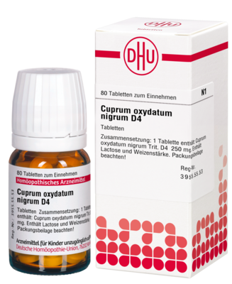 CUPRUM OXYDATUM nigrum D 4 Tabletten