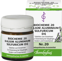 BIOCHEMIE 20 Kalium aluminium sulfuricum D 6 Tabl.