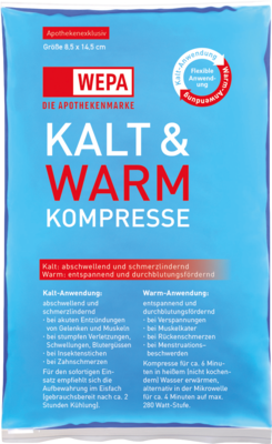 KALT-WARM Kompresse 8,5x14,5 cm