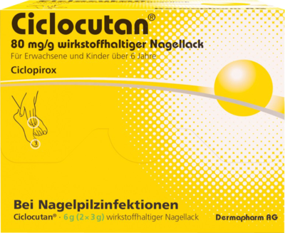 CICLOCUTAN 80 mg/g wirkstoffhaltiger Nagellack