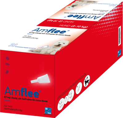 AMFLEE 67 mg Spot-on Lsg.f.kleine Hunde 2-10kg