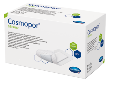 COSMOPOR silicone Wundverband 5x7,2 cm